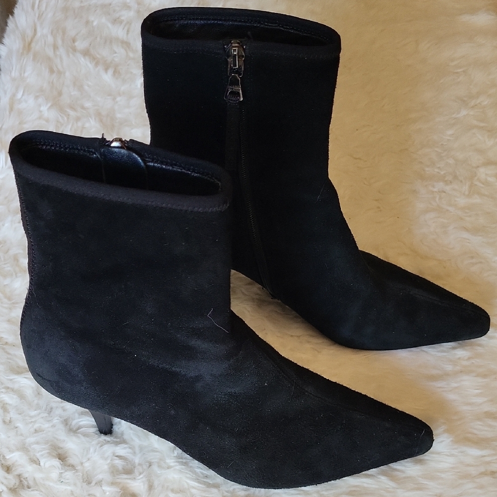 PRADA Black Heeled Boots made in Italy